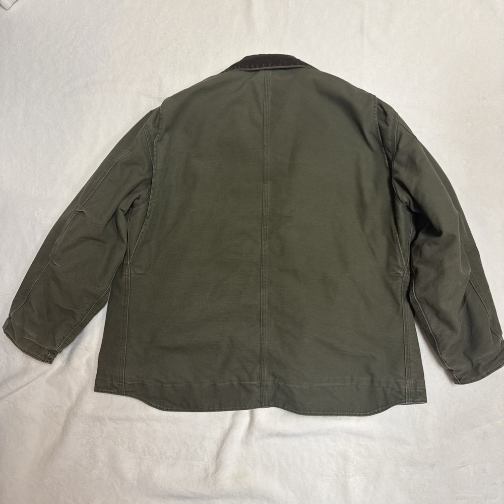 Vintage Carhartt Sherpa Jacket‎ C61 ARG Size 2XL Army Green - Picture 16 of 16